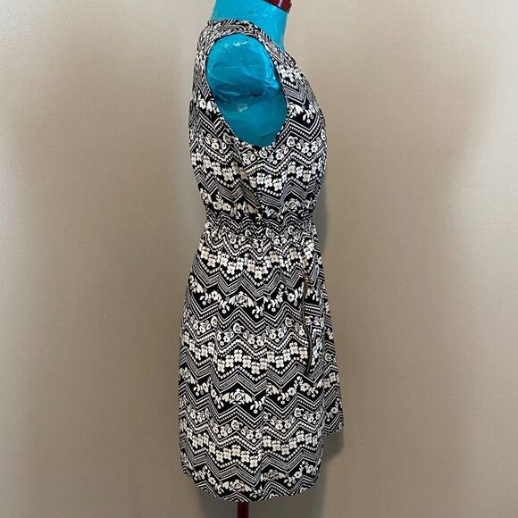 Speed Control Boho Floral Sleeveless Mini Womens Dress Size M - Picture 3 of 7